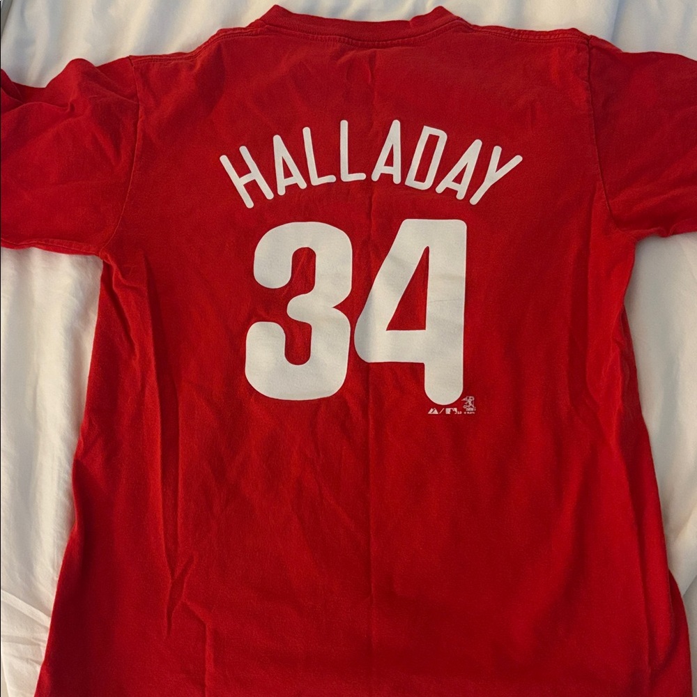 ROY "Doc" HALLADAY 2013 Philadelphia Phillies Jersey Shirt ⚾️